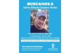 Sigue la búsqueda de Jaime Alberto Quijano, desaparecido desde hace 18 días