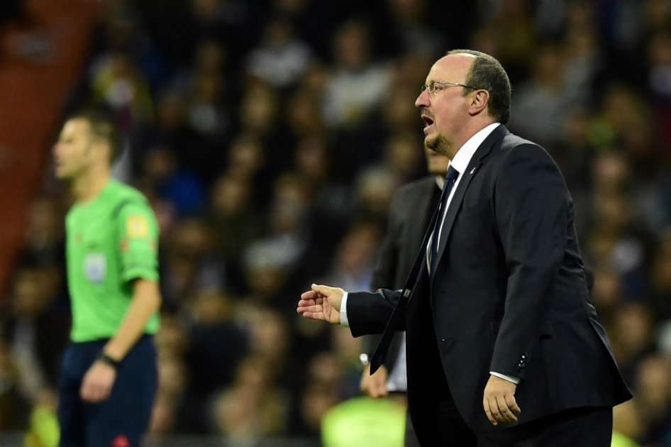 Rafael Benitez, entrenador del Real Madrid. Foto: AFP