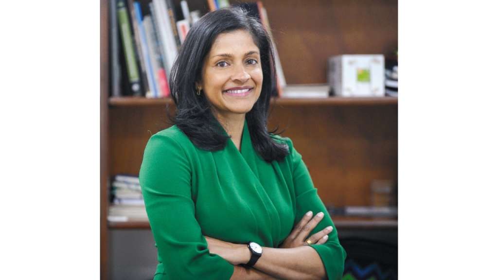 Anu Rajaraman, directora de la Usaid en Colombia, explica el programa Restaurando Nuestro Futuro. /
