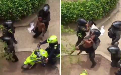 En video quedó registrado abuso policial en Cartagena; vicepresidenta se pronunció