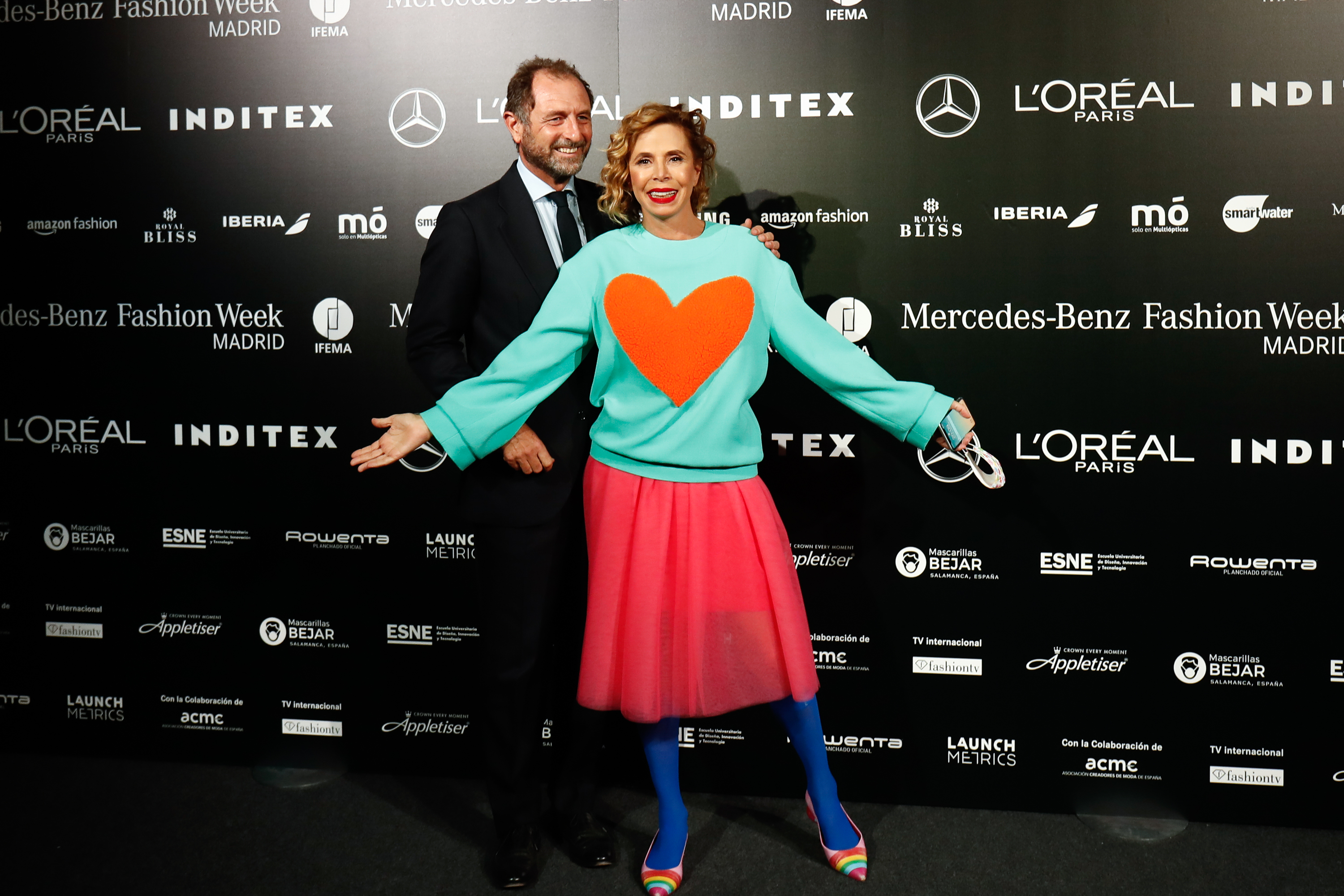 Ágatha Ruiz de la Prada y su novio Luis Gasset