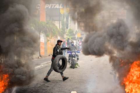 Manifestaciones en Haití dejan cinco muertos