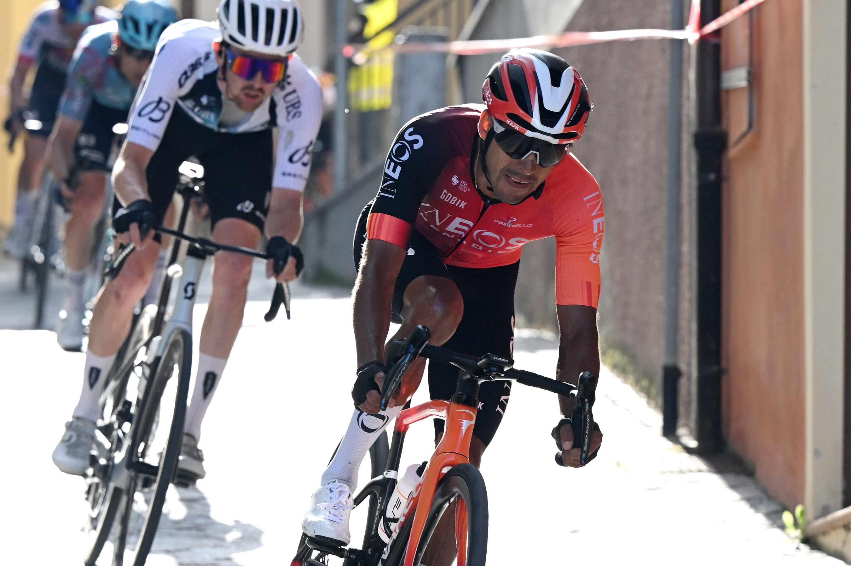 Brandon Rivera, protagonista en la tercera etapa del Giro de Italia.