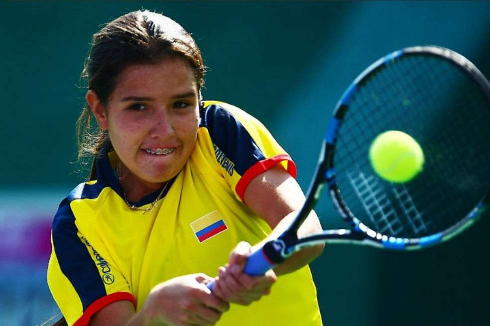 Maria Camila Osorio, tenista colombiana. Foto: Federación Colombiana de Tenis