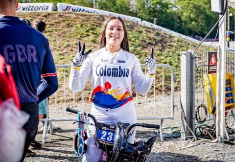 La chispa dorada del BMX colombiano