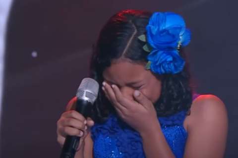 ‘La Voz Kids’:  la niña que lloró desconsolada porque no pasó la audición a ciegas