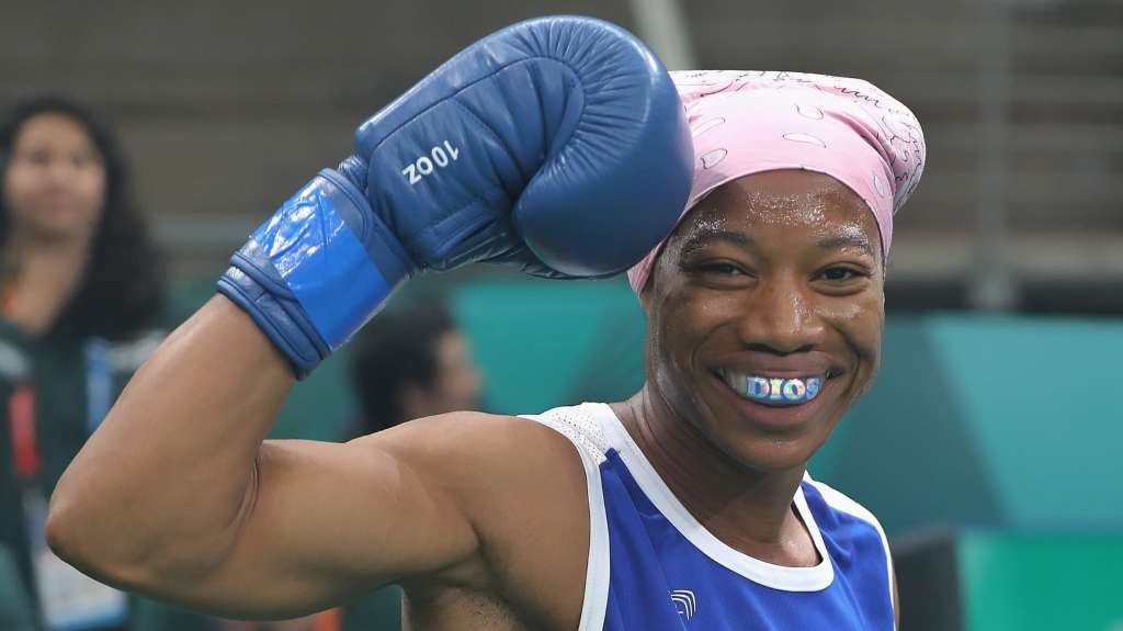 Angie Valdés, boxeadora colombiana, consiguió el tiquete número 28 del país a París 2024.