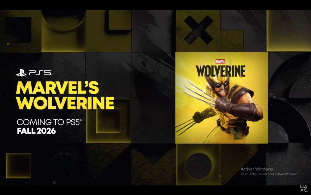 Anuncio oficial de Marvel’s Wolverine para la PlayStation 5 en 2026.