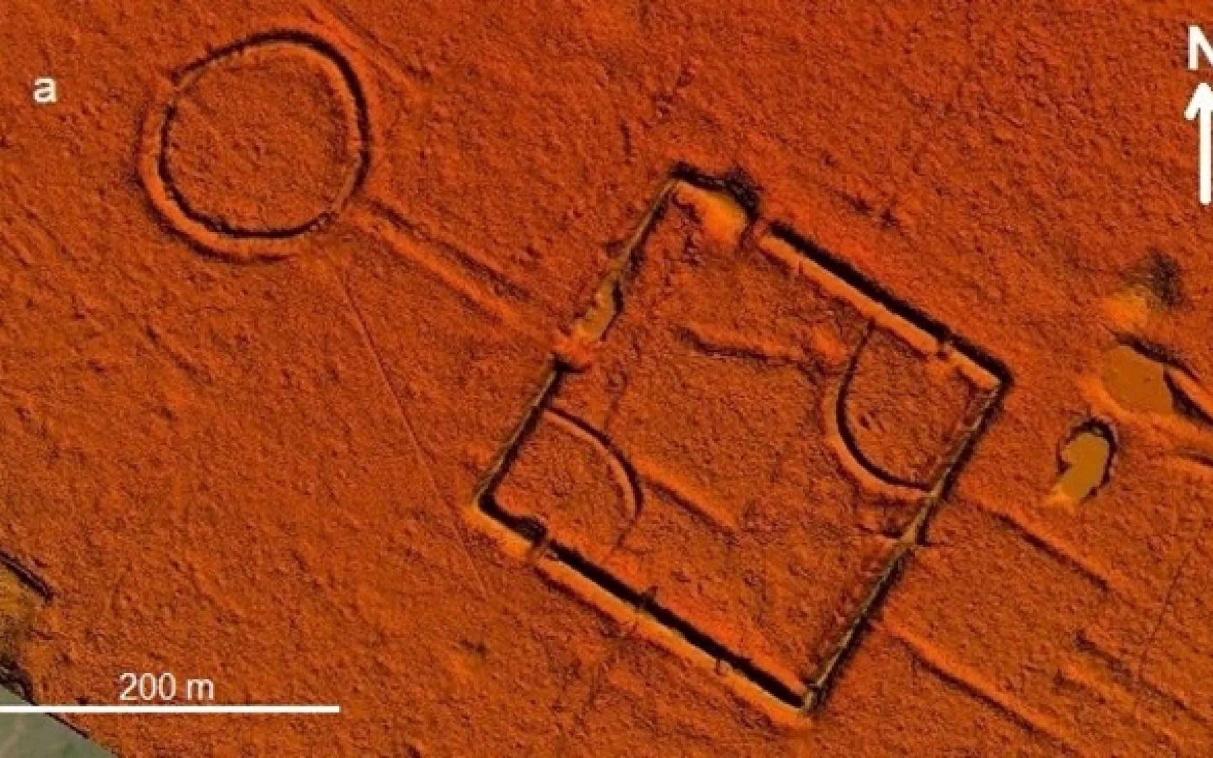 El escaneo láser aéreo descubrió cientos de centros ceremoniales y sus sistemas de caminos. El impacto de esta civilización aún es visible en la vegetación amazónica actual. /M. Pärssinen & F. de Novaes.