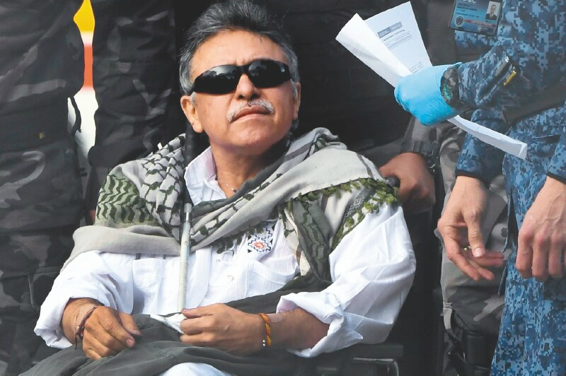 “Jesus Santrich” está actualmente detenido en el búnker de la Fiscalía. / AFP