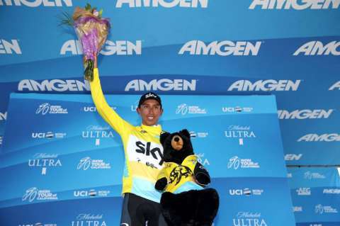 Egan Bernal se coronó campeón del Tour de California