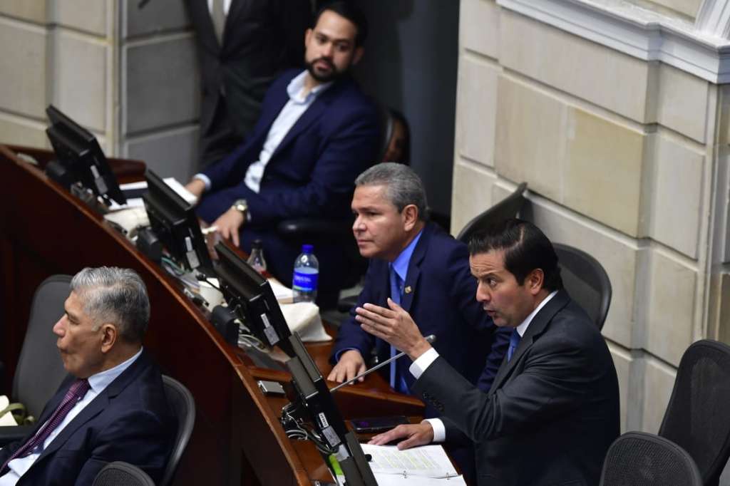 David Luna y Jose Luis Pérez, de Cambio Radical.