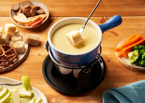 Celebra la Navidad con este “fondue” de queso