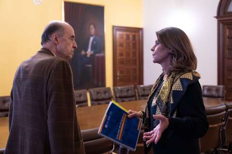 Leyva, canciller designado, se reunió con Marta Lucía Ramírez antes de empalme