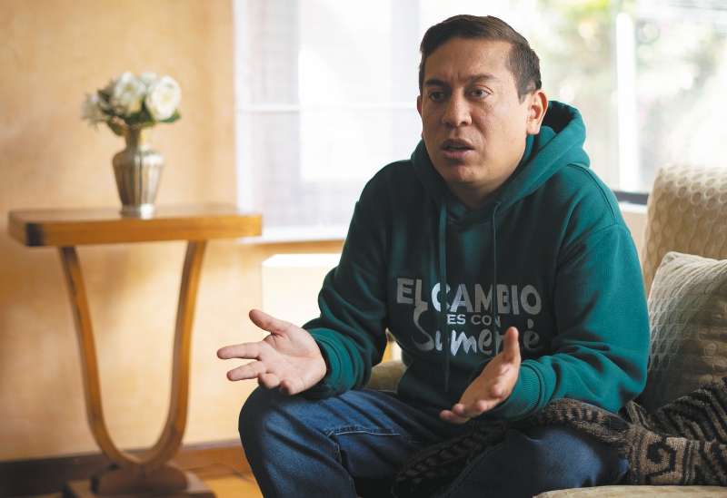 Carlos Amaya es candidato presidencial en la Coalición Centro Oxígeno Verde. / Archivo