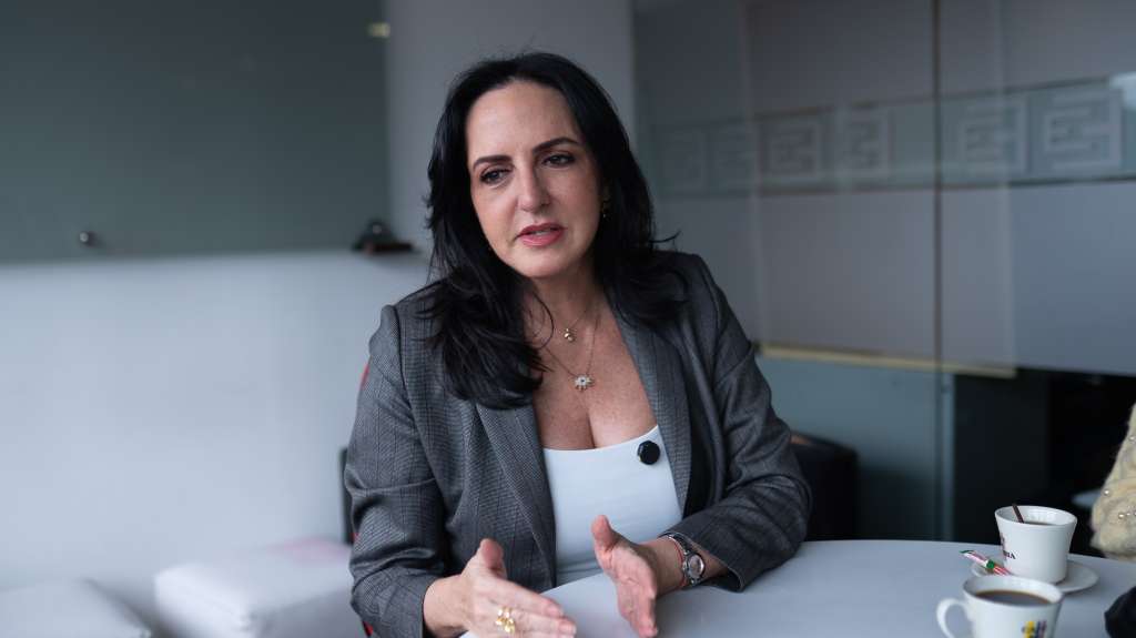 Senadora y precandidata presidencial del Centro Democrático María Fernanda Cabal.