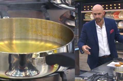 Fuerte accidente en ‘MasterChef’ con aceite caliente, lastimó a dos famosas