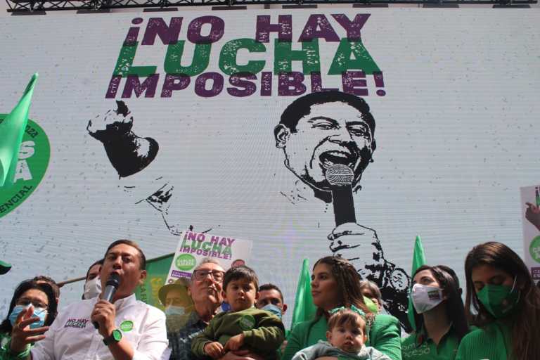 "A partir de ahora, serán 40 días en los que trabajaremos por defender la democracia y por la posibilidad de vivir en un país sin miedo", aseguró Amaya.