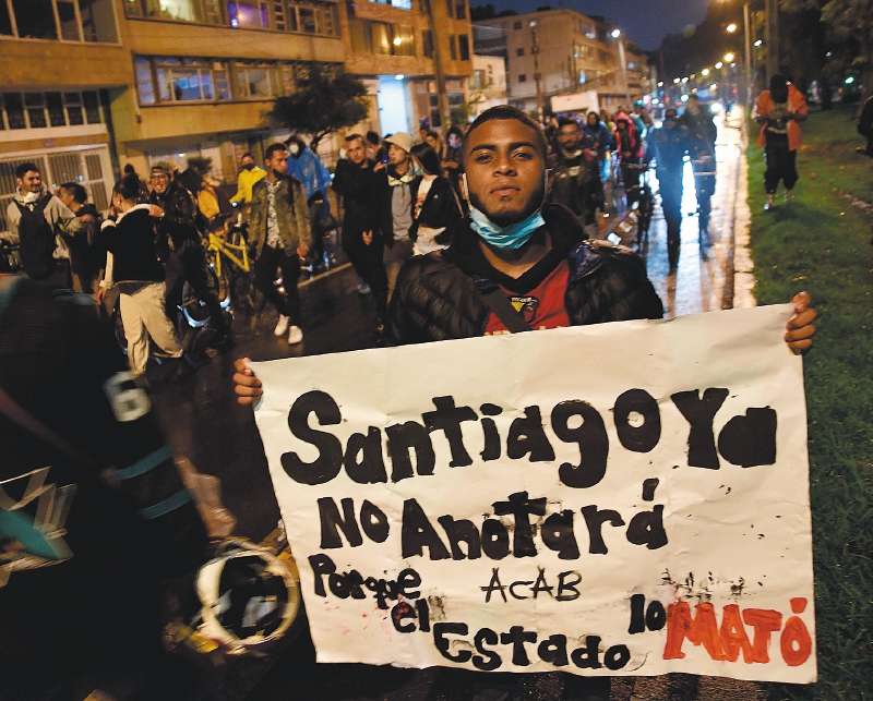 Santiago Murillo fue una de las víctimas que, al parecer, murió por las balas disparadas por policías en el Paro Nacional / Óscar Pérez