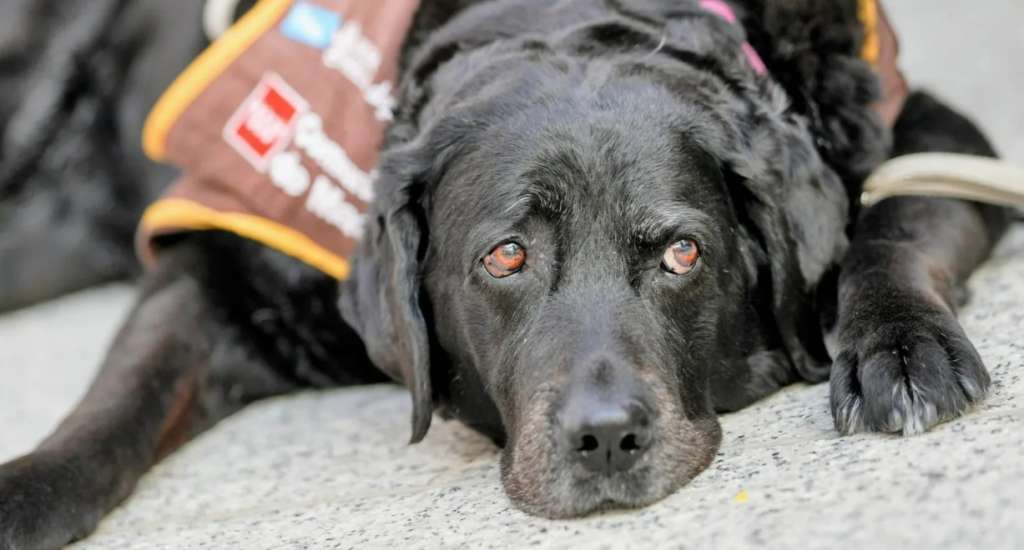 Eika hace historia como la primera perrita de apoyo en un juicio por violencia de género