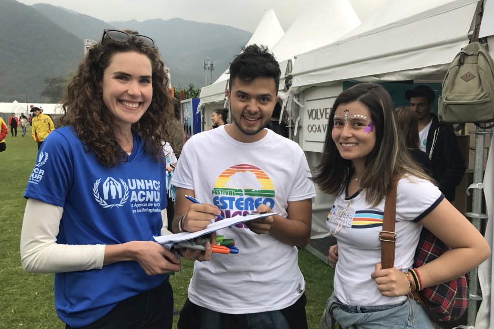 Acnur utilizó una experiencia interactiva a favor de los migrantes. / Cortesía
