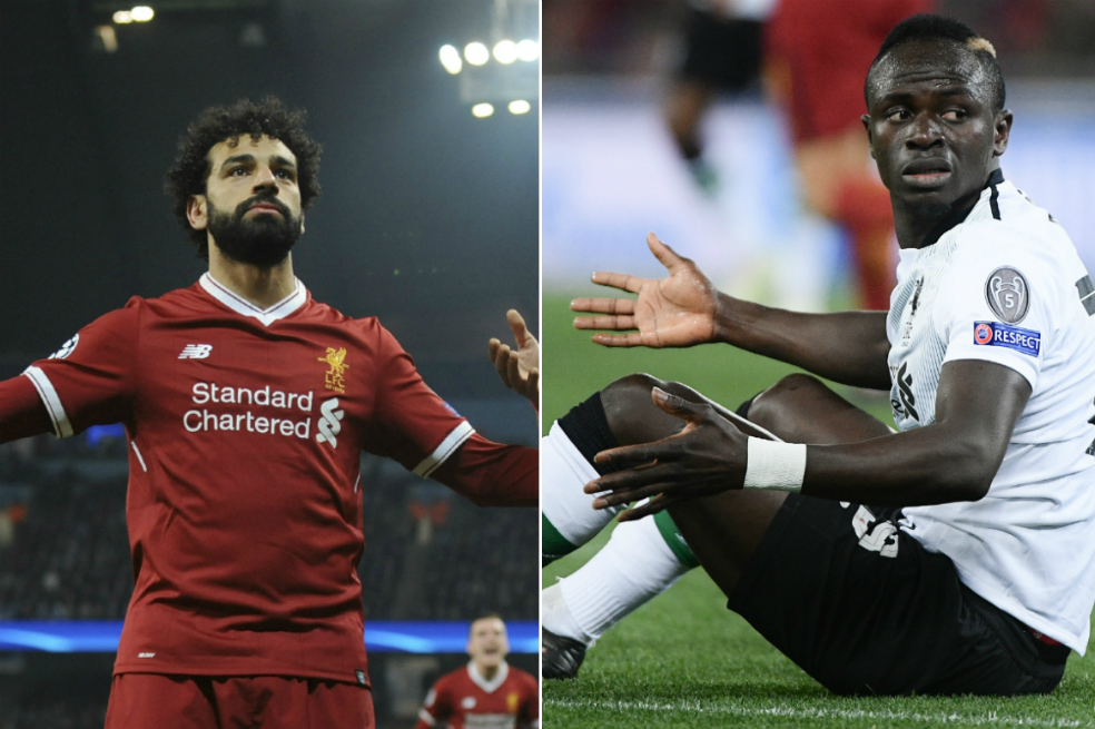 Mohammed Salha (izq.) y Sadio Mané (der.) / AP/AFP