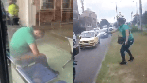 Liberaron a conductor que disparó tras protagonizar choque múltiple en Galerías
