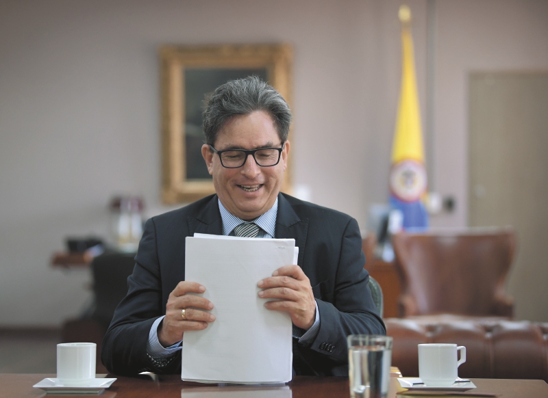 Alberto Carrasquilla llega al Banco de la República en reemplazo de Carolina Soto. / Mauricio Alvarado - El Espectador