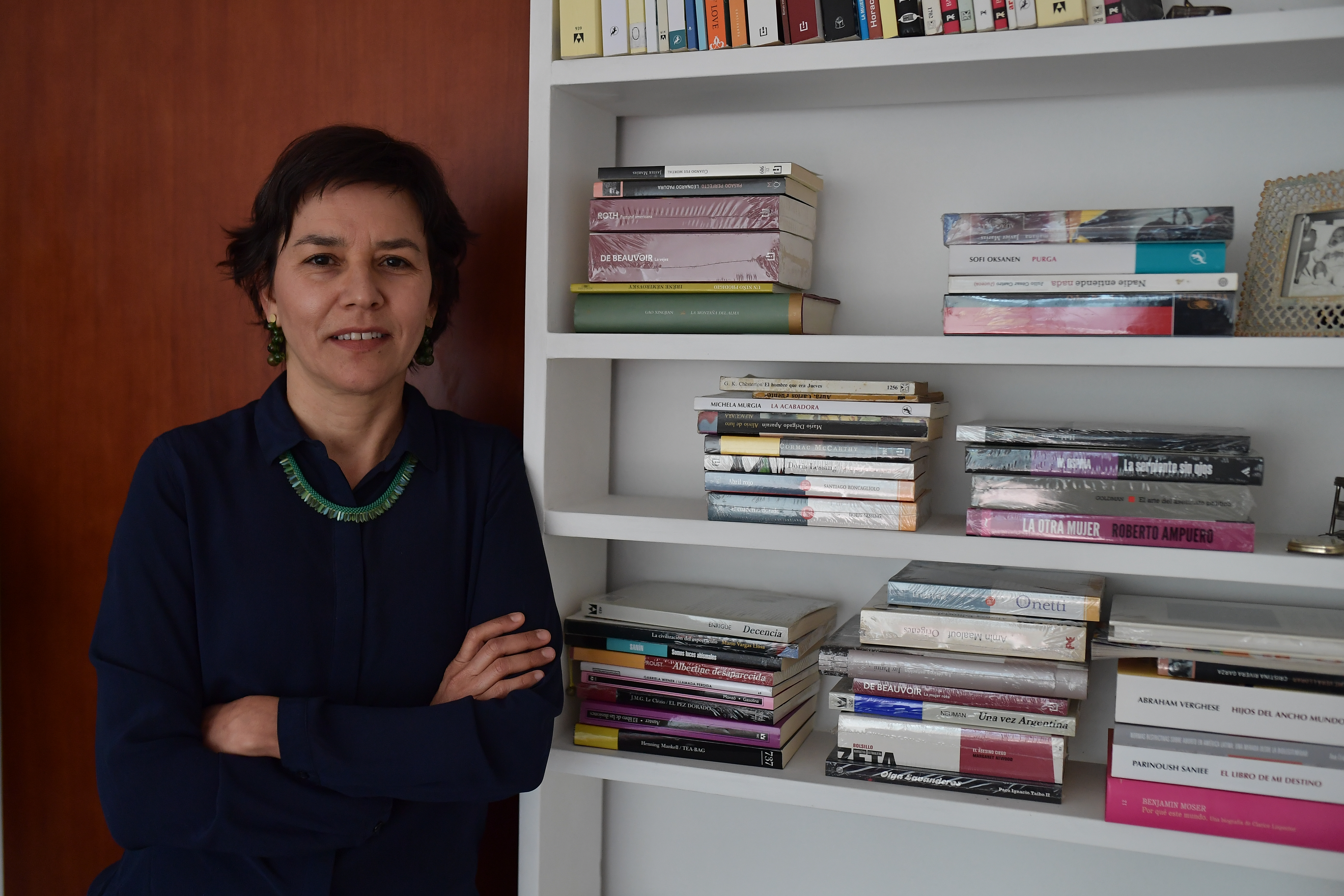 Médica colombiana Especialista en salud sexual, reproductiva y feminista durante entrevista