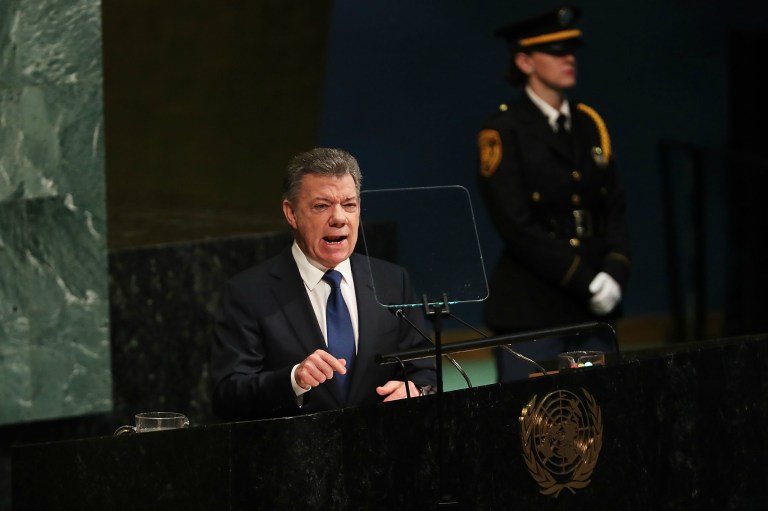“La noticia ya no es la muerte, es la vida”: Santos en la ONU