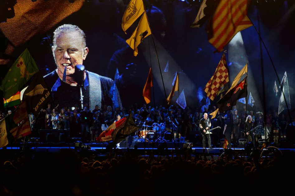 Metallica en 2014. / AFP