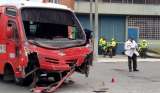 Un muerto dejó accidente entre dos buses del SITP