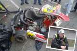 Piloto Sebastián Mesa, en delicado estado de salud tras accidente en válida de karts