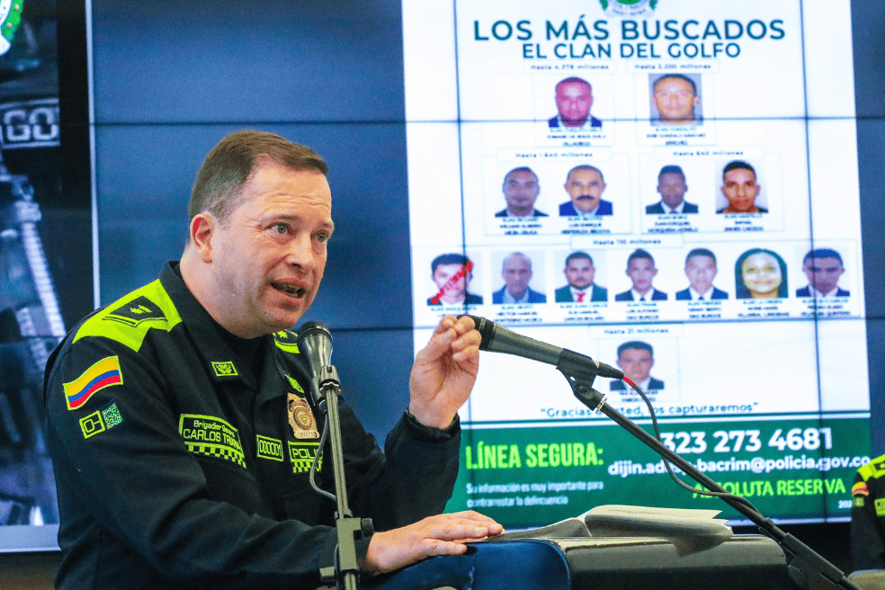 General Carlos Fernando Triana, director de la Policía Nacional.