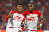 Santa Fe venció a Cali en el último minuto y se acerca a los cuadrangulares