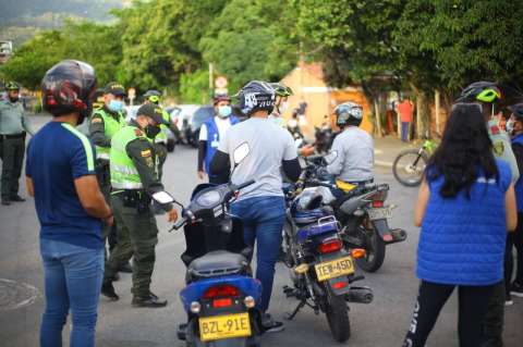 Prohibido parrillero hombre en moto, en Villa del Rosario (Norte de Santander)