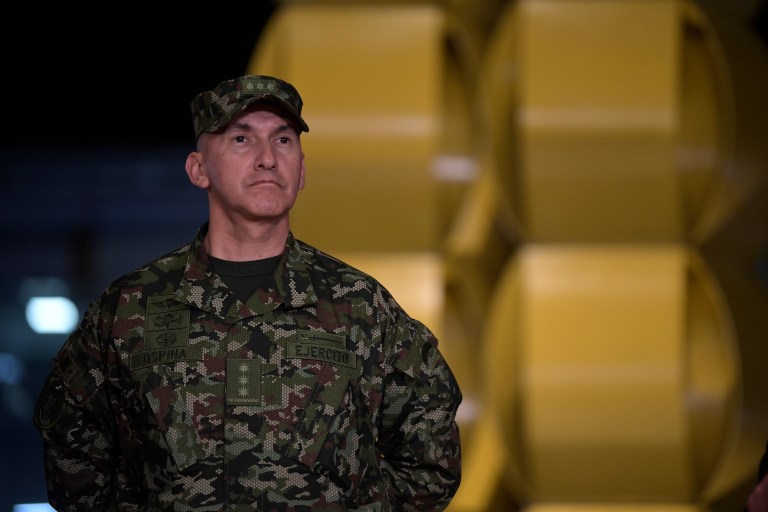 Por medio de una carta el general Luis Ospina se despidió del gobierno Petro