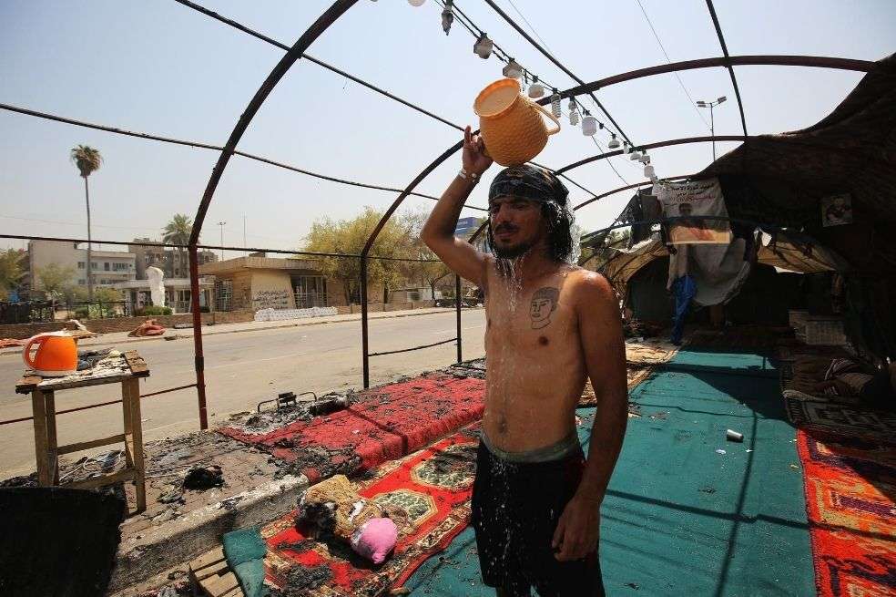 Este martes, la capital de Irak alcanzó una temperatura de 51,8 °C, superando a los 51.0 ° C registrados hace cinco años.