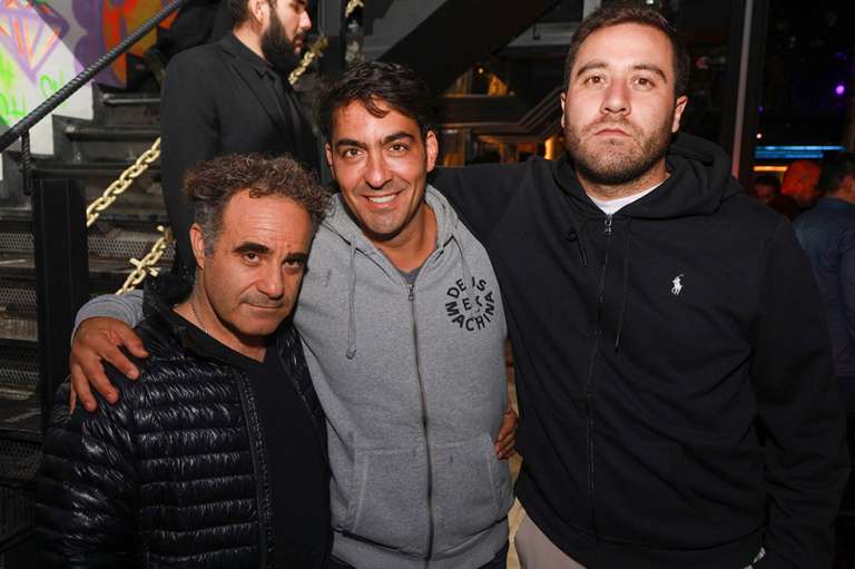 Guillermo Portales, Christopher Carpentier y Hugo Pelay Lanzamiento Clandestino Bar