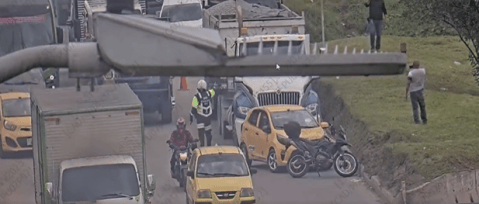 Movilidad 19 de marzo: trancón monumental en la carrera Séptima por bloqueos en la vía