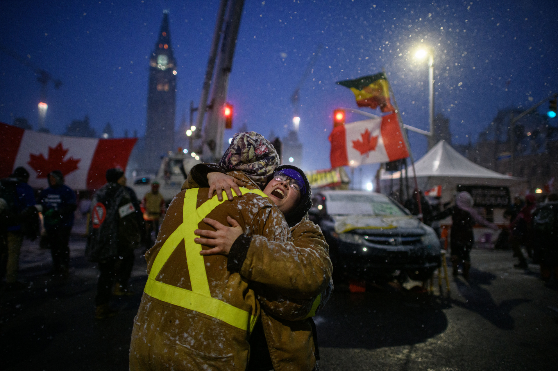 protestas canadá