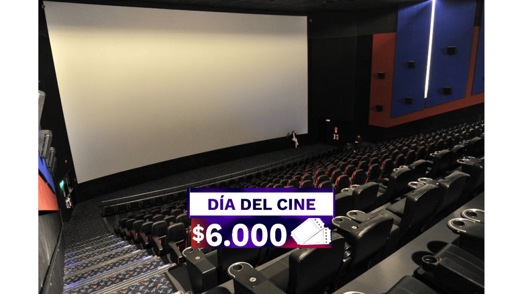 Todas entradas a cines en Colombia, durante el Día del cine, serán a 6 mil pesos.