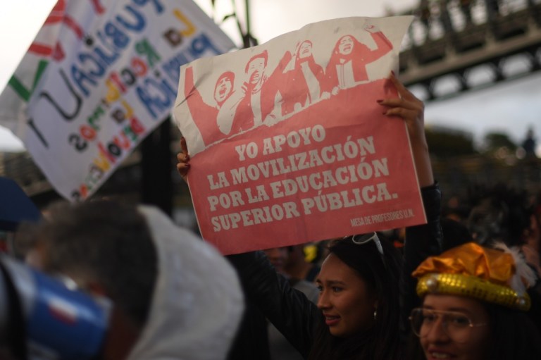 Estudiantes universitarios convocan una movilización nacional para el 10 de octubre
