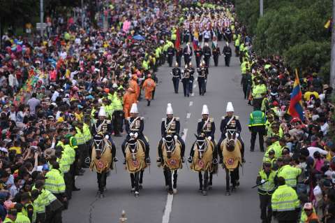 Este es el recorrido del desfile militar del 20 de julio en Bogotá