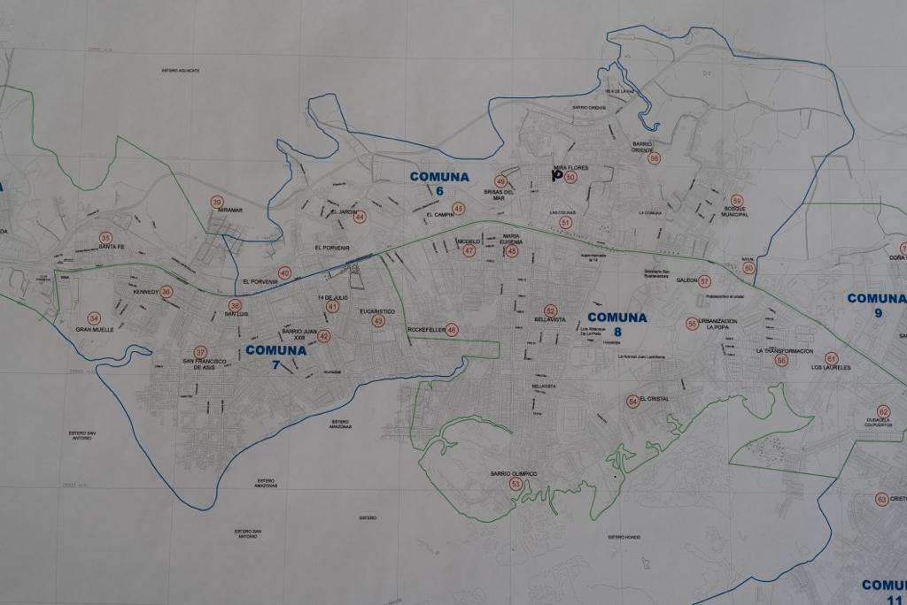 Mapa de confrontaciones de bandas en Buenaventura- un insumo de la Fund. Pares.