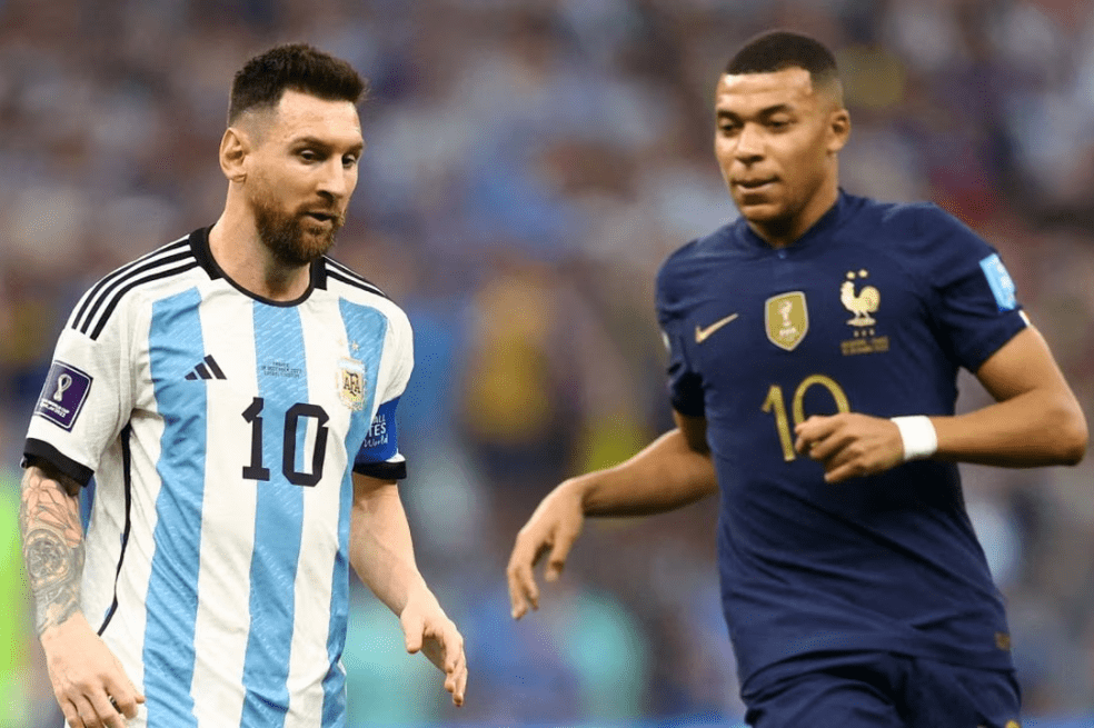 Lionel Messi y Kylian Mbappé se encontraron en la final del Mundial de Catar 2022.