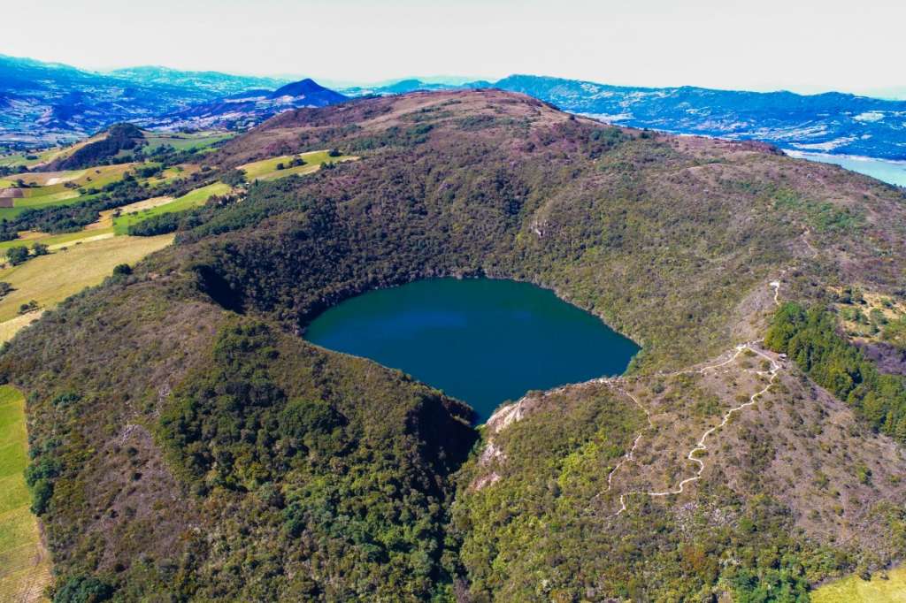 La laguna de Guatavita, centro de cientos de leyendas indígenas y de la colonia. / Cortesía