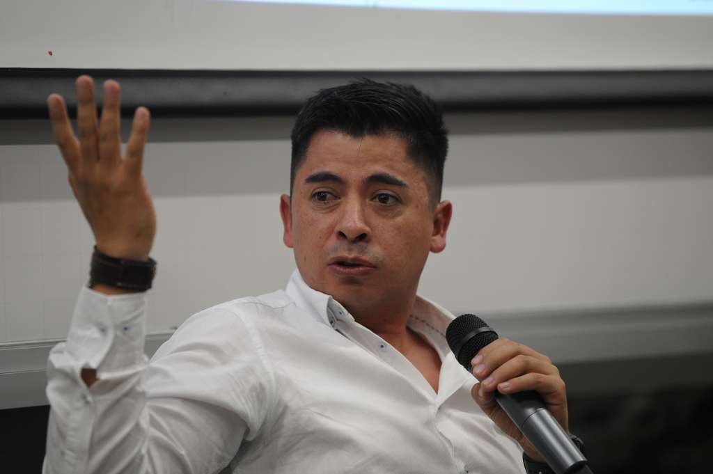 Durante el conversatorio de las reformas sociales del presidente Gustavo Petro