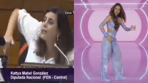 Al ritmo de Shakira, diputada paraguaya se hizo viral en redes