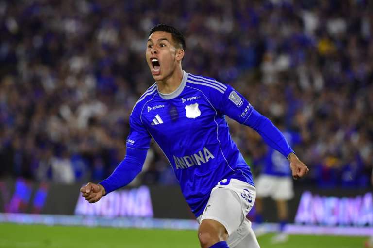 Anoche frente a Nacional, Mateo García, bogotano e hincha de Millos, anotó su segundo gol con el equipo desde su llegada en enero de 2026.